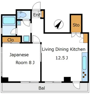 インペリアルハイツ【5階】の間取り