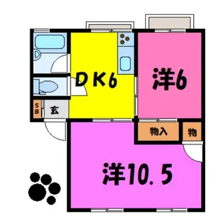 エトアール上柴(深谷市上柴町西)【1階】の間取り