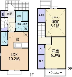 井ノ口スプリングサイドSの間取り