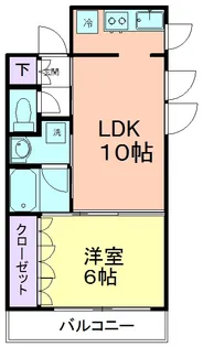 クレスト久米川【2階】の間取り