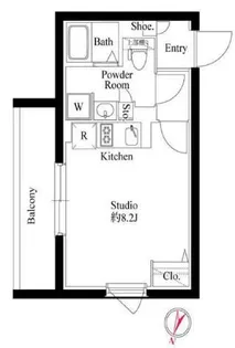 コンポジット経堂【3階】の間取り