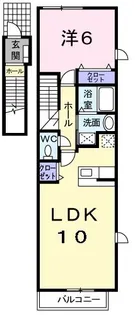シャンティ【2階】の間取り