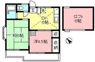 メゾンドシャルマン【2階】の間取り