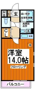 チェリーコートつつじヶ丘【4階】の間取り