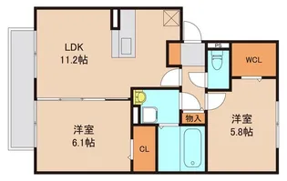 ル・レーブ C【2階】の間取り