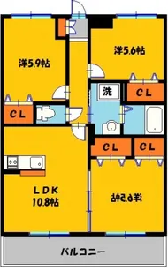 ARC Hills A【3階】の間取り