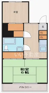 コーポ松岡【2階】の間取り