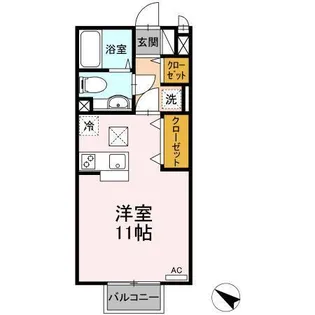 シンシアヒルズ【1階】の間取り