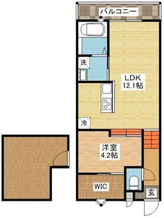 MODERN PALAZZO 諫早Luce【1階】の間取り