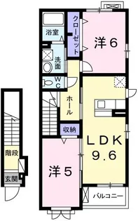 アウローラ N【2階】の間取り
