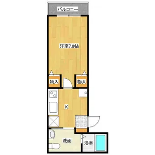 ブリランテ蘇我【2階】の間取り