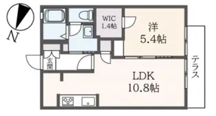 ルーチェK【1階】の間取り