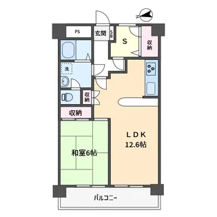 サンハイツ名瀬【2階】の間取り