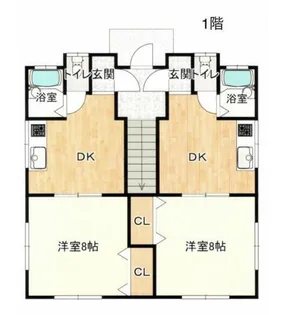 コーポAD【2階】の間取り
