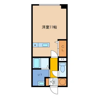 マンションプラテリア【4階】の間取り