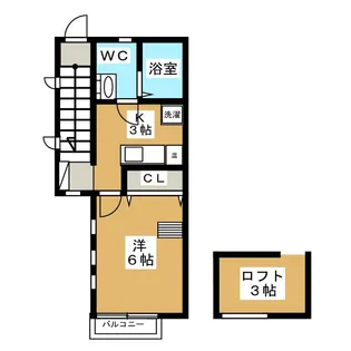 CASA ESPINAKA【2階】の間取り
