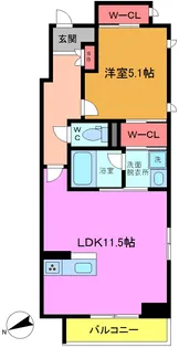 cocodo矢切【2階】の間取り