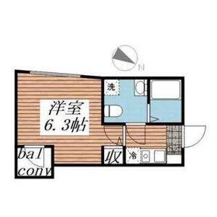 Liberta高砂【3階】の間取り