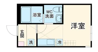 セブンフェリオ【1階】の間取り