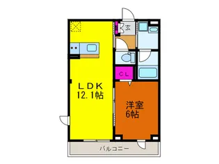Felice KA【2階】の間取り