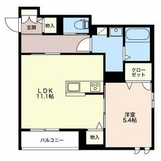 クレスティーク【2階】の間取り