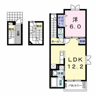 Glanz(グランツ)【3階】の間取り