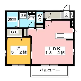 Aonosu【3階】の間取り