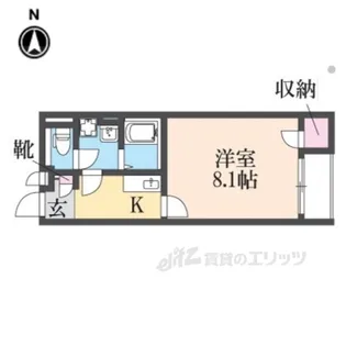 クレイノハイムルーエ【2階】の間取り
