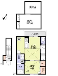 フォレストメゾン西船橋WEST【1階】の間取り
