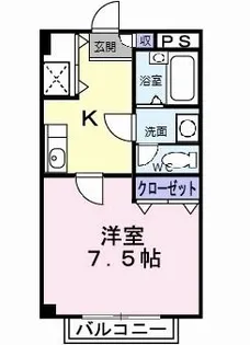 サマーパイン【2階】の間取り
