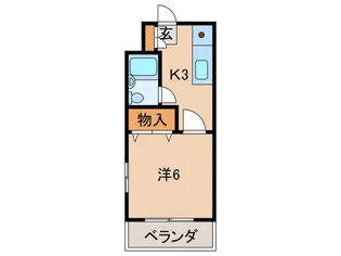 クラモトハイツ【2階】の間取り