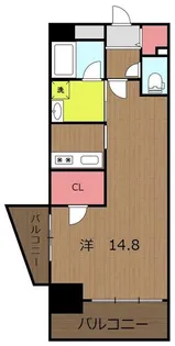 アルテノースタワー【9階】の間取り