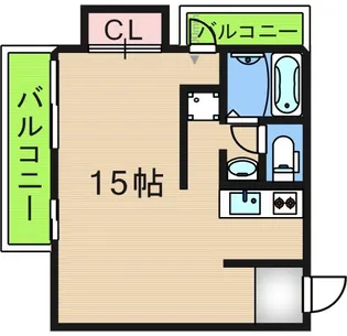 住之江マンション【1階】の間取り