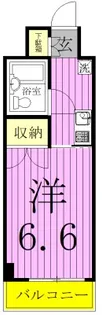 ポルタオーレア【6階】の間取り