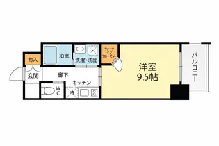 メゾンド小町【5階】の間取り