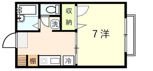 ラフォーレ清和I【1階】の間取り