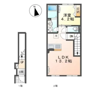 ルネット【2階】の間取り