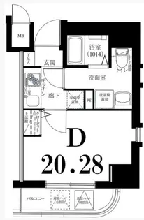 グリフィン横浜・サードステージ【7階】の間取り