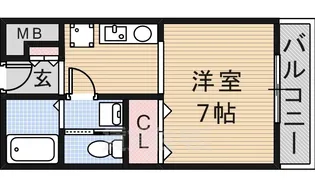 ラ・ルナ【1階】の間取り