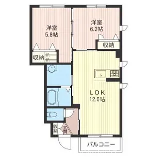 フェスタメゾン A【1階】の間取り