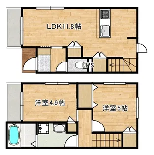 ハイプレイス小池【1階】の間取り