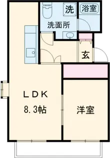 コーポNS【2階】の間取り
