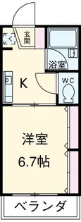 寺門レジデンス【2階】の間取り