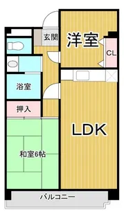 デュオ苦楽園2号棟【2階】の間取り