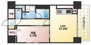 リラシオ西明石駅前【5階】の間取り