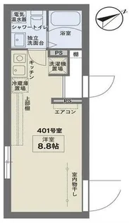 COCOFLAT田端II【3階】の間取り