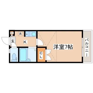 リブレ恵和町【1階】の間取り