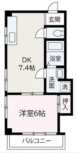 ビッグワンハイツ【2階】の間取り