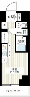 クラリッサ横浜ベーネ【4階】の間取り