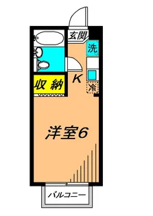 DEN FLAT碑文谷【1階】の間取り
